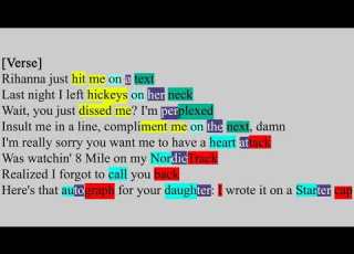 Rap Devil Killshot Compared Rhyme Scheme Analysis