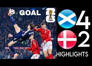 Scotland Vs Denmark All Goals Highlights UEFA World Cup Qualifiers 2025 26