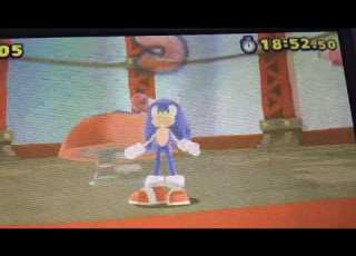 No 3D Picture Sonic Lost World 3DS Drowning In Apple Juice