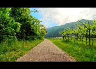 Scenic 4K Ride In Italy Castles Vineyards Lake Garda No Music Just Nature