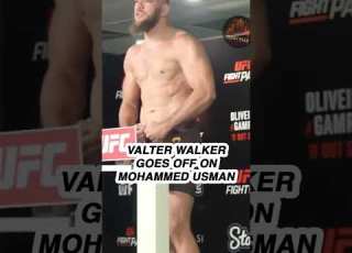  Valter Walker Goes OFF On Mohammed Usman For Pulling Out Of Their Fight At Ufcrio