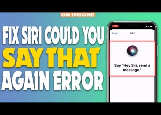  How To Fix Siri Could You Say That Again Error On IPhone 2023 F HOQUE