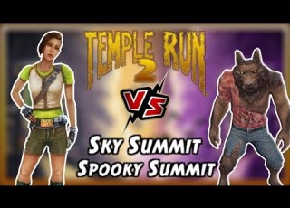 Maria Selva VS Wolfman Sky Summit VS Spooky Summit Temple Run 2