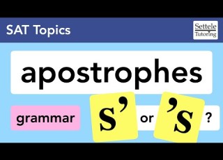  Apostrophes Mostly For Possession On The SAT