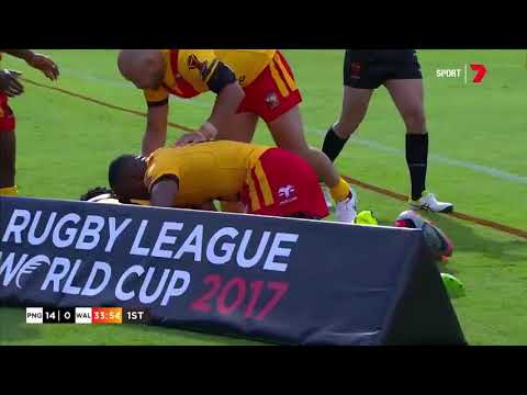 2017 Rugby League World Cup PNG V Wales Highlights