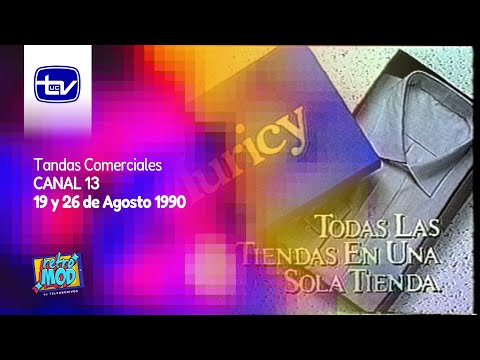 Tandas Comerciales Canal 13 19 Y 26 De Agosto 1990