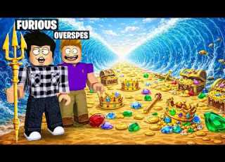 WHAT HAPPENS IF YOU PART THE SEA IN ROBLOX It Ends Badly Lol