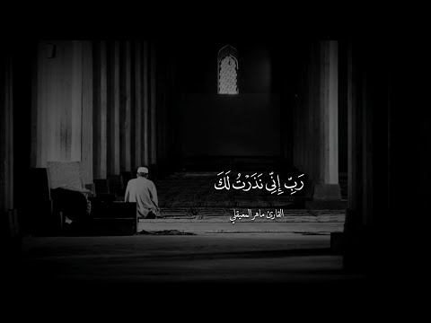 تلاوة خاشعة جميلة من سورة آل عمران للقارئ ماهر المعيقلي