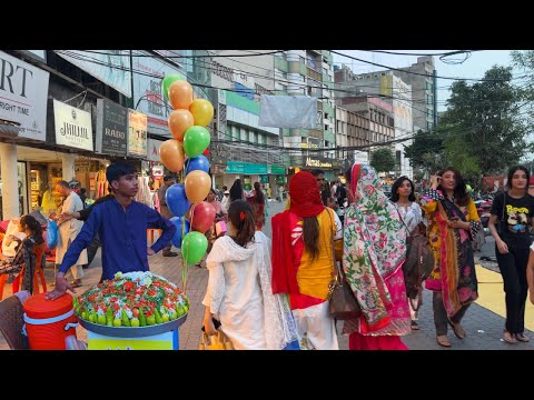 4K Liberty Market Lahore Pakistan Walking Tour Of Shops And Food