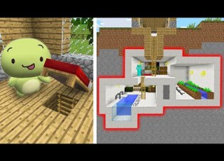 絶対にバレない大量隠し部屋ハウスの作り方 まいくら マインクラフト