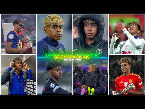 Lamine Yamal Ultimate Scenepack RARE CLIPS SCENEPACK 4K Only TOPAZ No CC Ae Part1