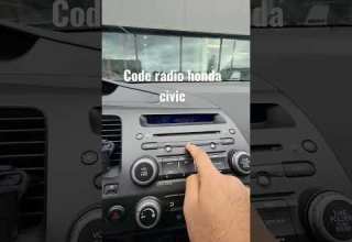 Code Radio Honda Civic Honda Civic Code Radio