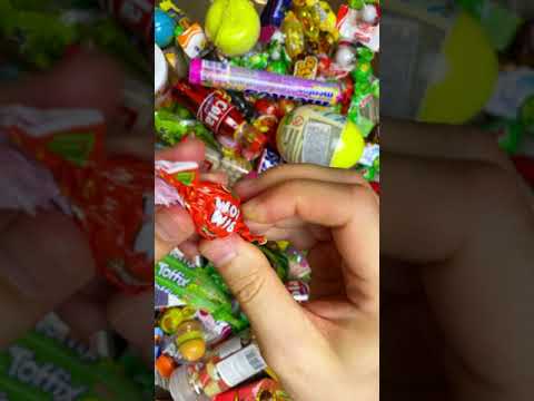 Shorts حلوى ASMR حلويات مصاصات اللعب والشوكولاته