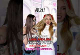 When LANA LINA Both Show Up To The NAIL SALON In DRESS TO IMPRESS W Nevaaada