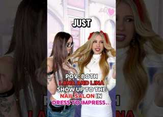 When LANA LINA Both Show Up To The NAIL SALON In DRESS TO IMPRESS W Nevaaada