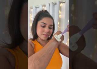 Painless Waxing At Home Using Bombae Roll Play Body Razor Waxing Viral Razor Viralshorts