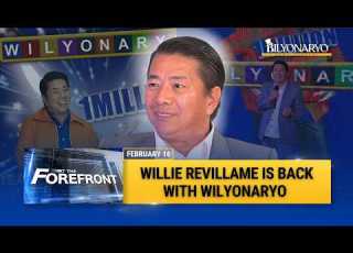 At The Forefront Willie Revillame Is Back With Wilyonaryo Part 1