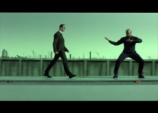  The Chase Agents Vs Morpheus The Matrix Reloaded Open Matte