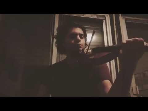 عزف كمان ومنين ابدا يا قلبي