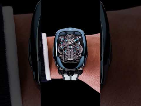 The Jacob Co X Bugatti Chiron Tourbillon Blue Titanium