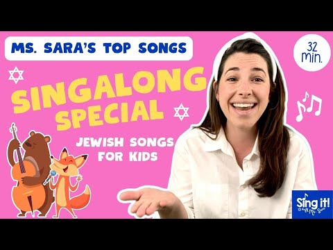 SINGALONG SPECIAL EPISODE Compilation Sing With Ms Sara Jewish Songs And Nursery Rhymes