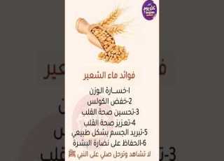 من فوائد ماء الشعير قصير فيديو