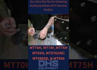  MTX Rammer Shoe Kit Bellows Overview Multiquip Mikasa DHS Equipment