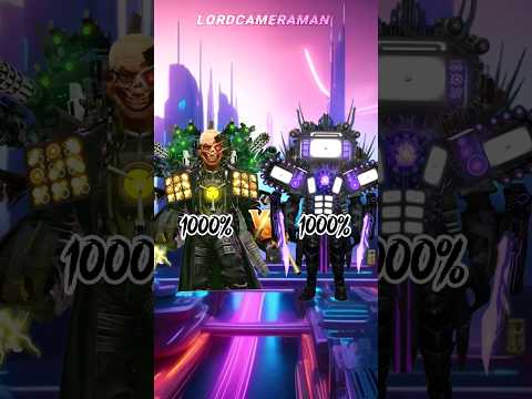 Upgraded Scientist Toilet 100 Vs Upgraded Titan TV Man 100 Skibiditoilet Viral