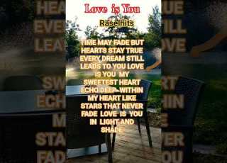  Love IS You Raselhits Love Song Lyrics Trending Shorts Naturephotography