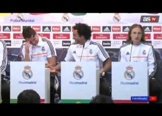  Cristiano Ronaldo E Marcelo Rindo Durante Entrevista