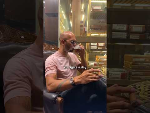 Why Andrew Tate Smokes 20 Cigars A Day