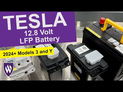 Teslas Neue 12 8 V Niederspannungs LFP Batterie