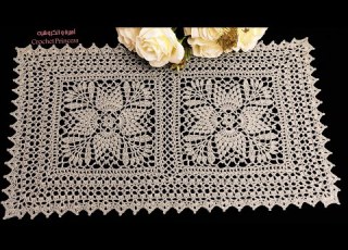  مفرش بـ وحدة مربعة جميلة وسهلة الجزء الثاني طريقة التشبيك والكنار Crocheted Square Unit