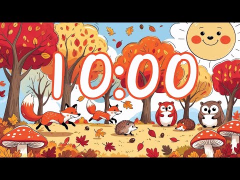 10 Minute Fall Timer Cute Autumn Forest With LoFi Music