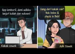 Adik Cewek Lucknut Uang Kuliah Dipakai Maksiat Kartun Animasi Drama
