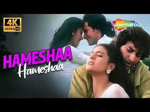 Hamesha Hamesha 4K Saif Ali Khan Kajol Kumar Sanu Timeless Love Song