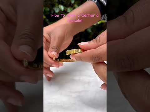 HOW TO OPEN A CARTIER BRACELET Cartier C Jewellery Designerjewellery Cartierlovebracelet HOW TO OPEN A CARTIER BRACELET Cartier C Jewellery Designerjewellery Cartierlovebracelet