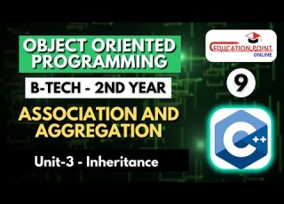 Lec 9 Association And Aggregation OOPM B Tech 2nd Year