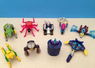  MCDONALD S TRANSFORMERS BEAST MACHINES HAPPY MEAL FULL COLLECTION TOY REVIEW
