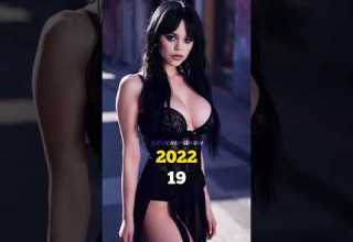 Wednesday 2022 Cast Then And Now Thenandnow Jennaortega Wednesday Shorts