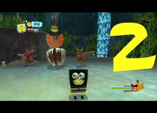  SpongeBob S Truth Or Square Wii 4K Part 2 Level 2 Meeting Sandy Cheeks