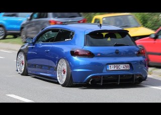 Volkswagen Scirocco Compilation 2 Accelerations Loud Sounds