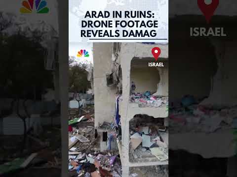Iranian Missile Hits Arad Devastating Drone Visuals Capture Aftermath Israel Vs Iran War N18G