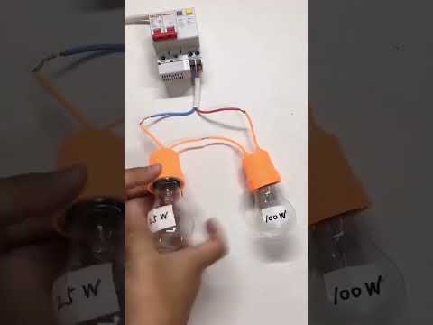 توصيل مصباحين على التوالي