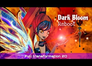 Winx Club Reboot Dark Bloom Transformation 2D Fanmade Winxclub Elementix