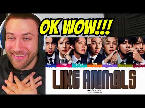 DAAAMN BTS Like Animals Lyrics REACTION DAAAMN BTS Like Animals Lyrics REACTION
