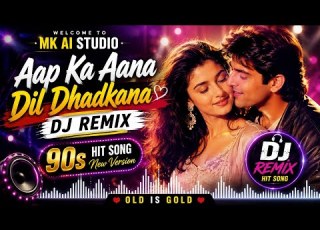  Aap Ka Aana Dil Dhadkana X New DJ Remix Old Is Gold 90s Mashup MK AI Studio