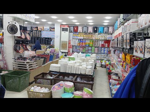 جولة في محلات فاروق للاواني المنزلية والبلاستيكية جاب لكم جديد حي 119 تيسمسيلت