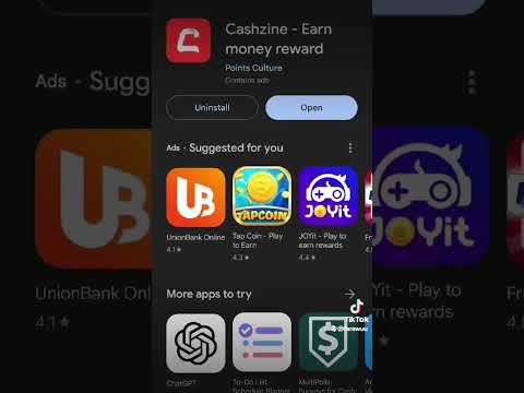 Cashzine Legit Earning App