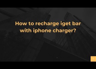  How To Recharge Iget Bar With Iphone Charger